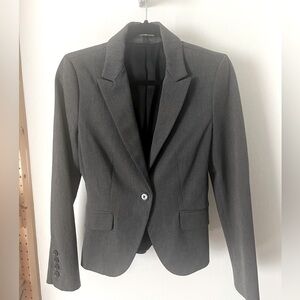 Express tailored grey blazer